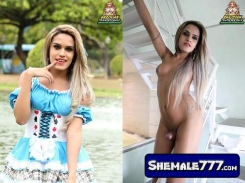 Brazilian-Transsexuals: Aryanne Goulart - Naughty Blonde Aryanne Goulart! Remastered [HD, 720p, MP4]
