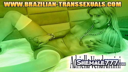 Brazilian-Transsexuals: Adrielly Vendraminy - Adrielly Vendraminy Cums Hard! (HD 720p)
