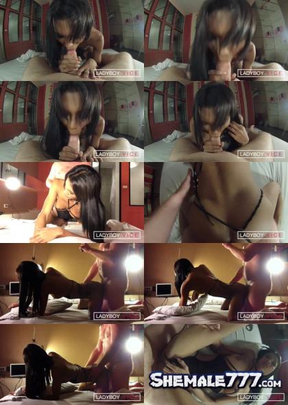 LadyboyVice: Arys - Giant Tits, Raw Sex & Spermed (HD 720p)