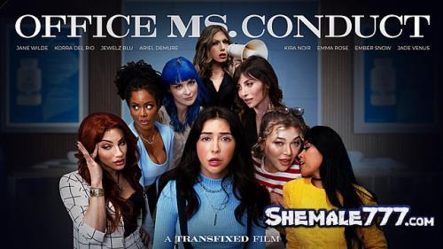 Transfixed, AdultTime: Kira Noir, Jane Wilde, Jewelz Blu, Korra Del Rio, Ember Snow, Emma Rose, Ariel Demure - Office Ms. Conduct (FullHD 1080p)