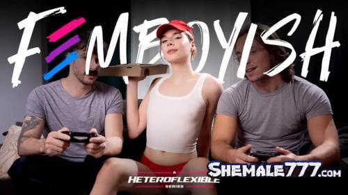 FemBoyish, AdultTime: Yuna Yule, Occitan Prince, Seb Leblan - Femboy Pizza Delivery Girl Gets More Than Just The Tip (FullHD 1080p)