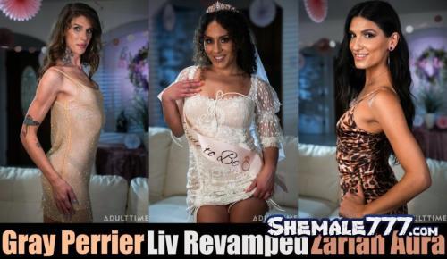 Transfixed, AdultTime: Liv Revamped, Zariah Aura, Gray Perrier - Bachelorette Stripper Switcheroo (UltraHD 4K 2160p)